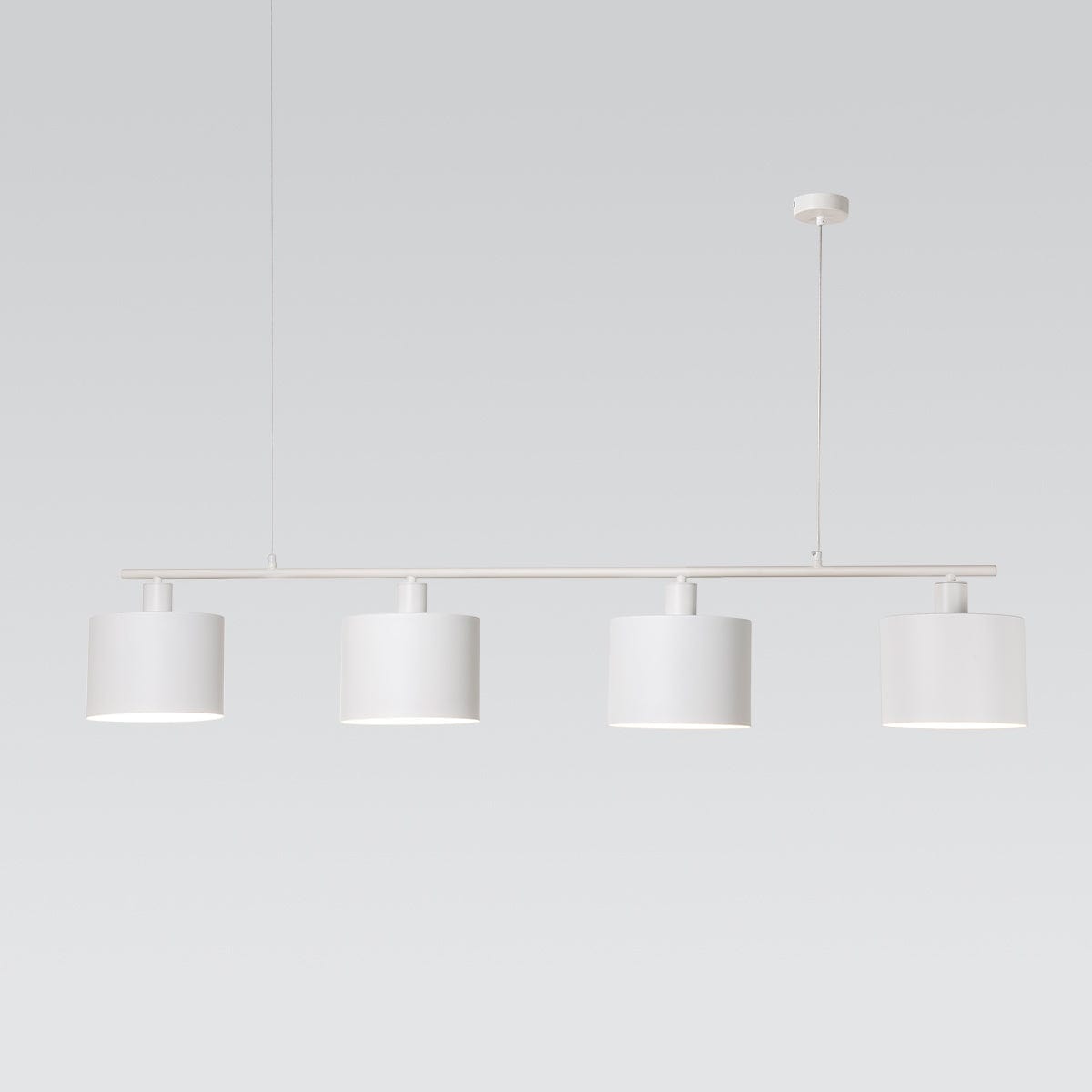 Modern Linear Pendant Light - Sleek Contemporary Lighting Fixture for Dining Room, Kitchen Island & Living Room Decor