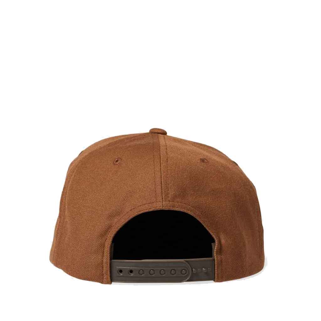 Brixton Oath III Snapback Hat - Pinecone Brown | Adjustable Baseball Cap for Men & Women | Perfect for Outdoor Sports, Casual Wear & Street Fashion