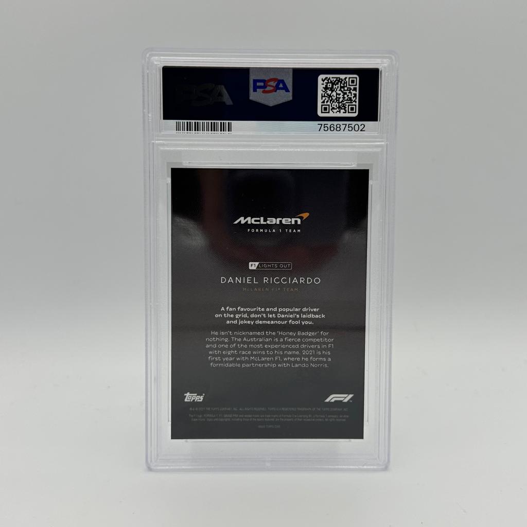 2008-10 Daniel Ricciardo PSA 9 Graded Red Parallel Racing Card - Perfect for Collectors, Fans, and Sports Memorabilia Enthusiasts