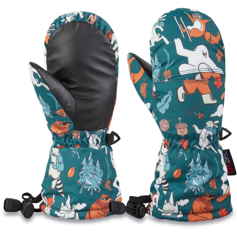 Dakine Scrambler Mitt Toddler Gloves 2024 - Warm Winter Snow Mittens for Kids - Perfect for Skiing, Snowboarding & Outdoor Winter Activities