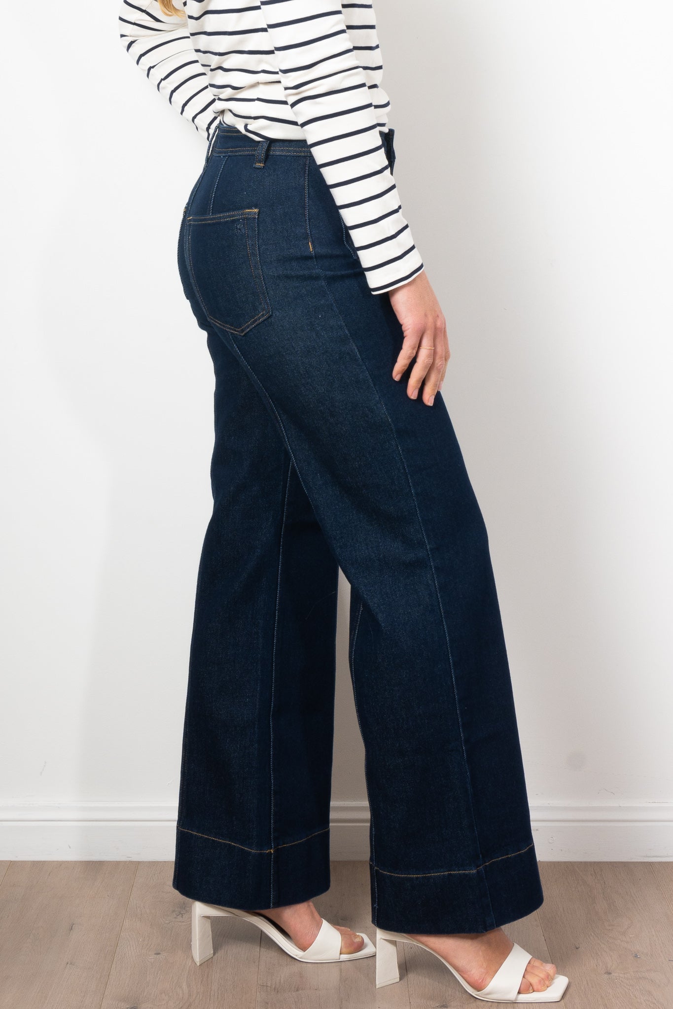 Kireina Farrah Jean Indigo - Premium Women's Jeans for Casual & Everyday Wear | Comfortable & Stylish Denim Pants for Women | Perfect for Work, Outings & Relaxing