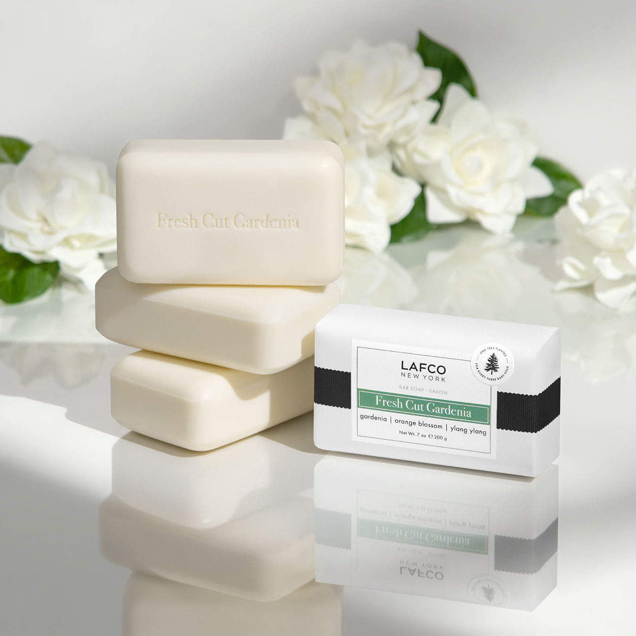 Fresh Cut Gardenia Bar Soap - Natural Handmade Soap for Women & Men - Moisturizing & Aromatherapy - Perfect for Bath, Shower & Gift Giving