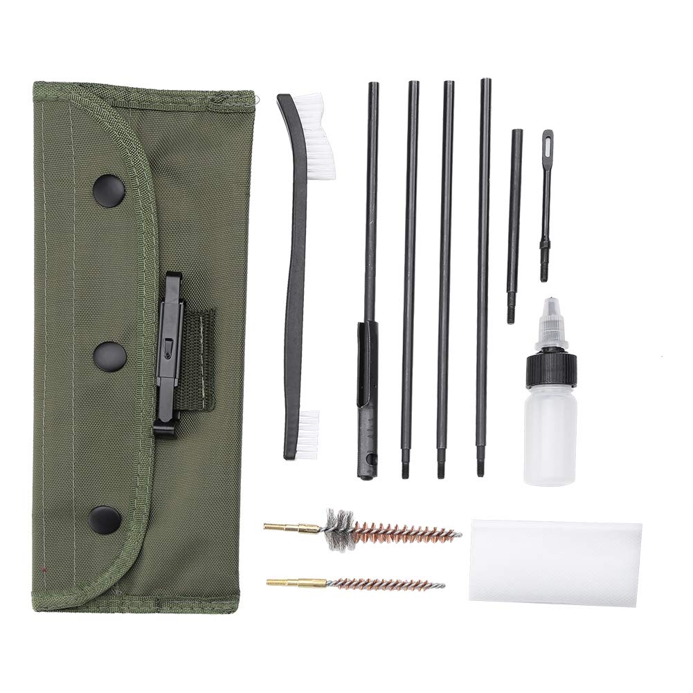 12-Piece Multi-Function Gun Cleaning Kit with Cleaning Rod & Double-Ended Brushes - Professional Firearm Maintenance Tools for Pistols, Rifles & Shotguns - Perfect for Hunting, Shooting Range & Home Gun Care