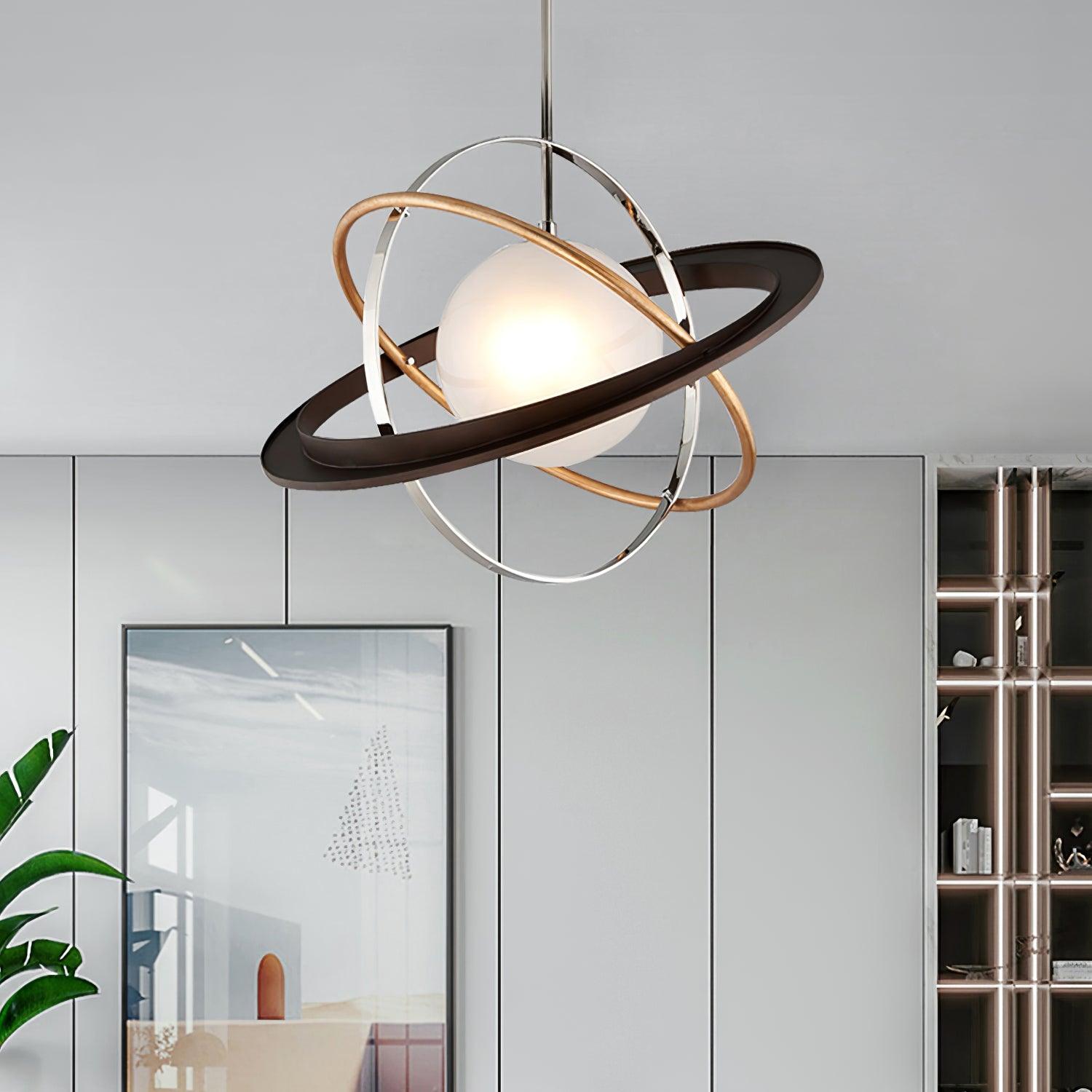 Apogee Modern Pendant Lamp - Sleek Hanging Light Fixture for Kitchen, Dining Room & Living Room Decor - Energy Efficient LED Lighting for Home & Office