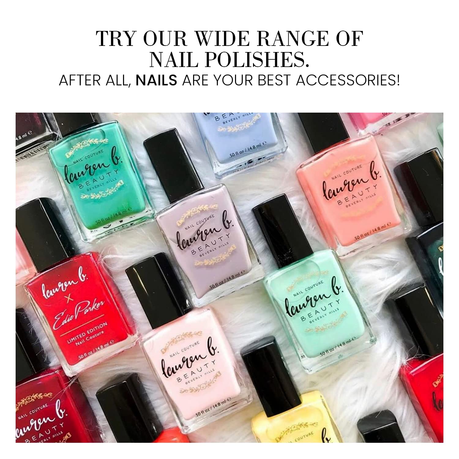 Lauren B. Pale Sand Paradise Nail Polish - Natural Quick Dry Vegan Nail Art Polish for Women | Long Lasting Manicure & Nail Care | Perfect for Everyday Wear, Special Occasions & DIY Nail Art