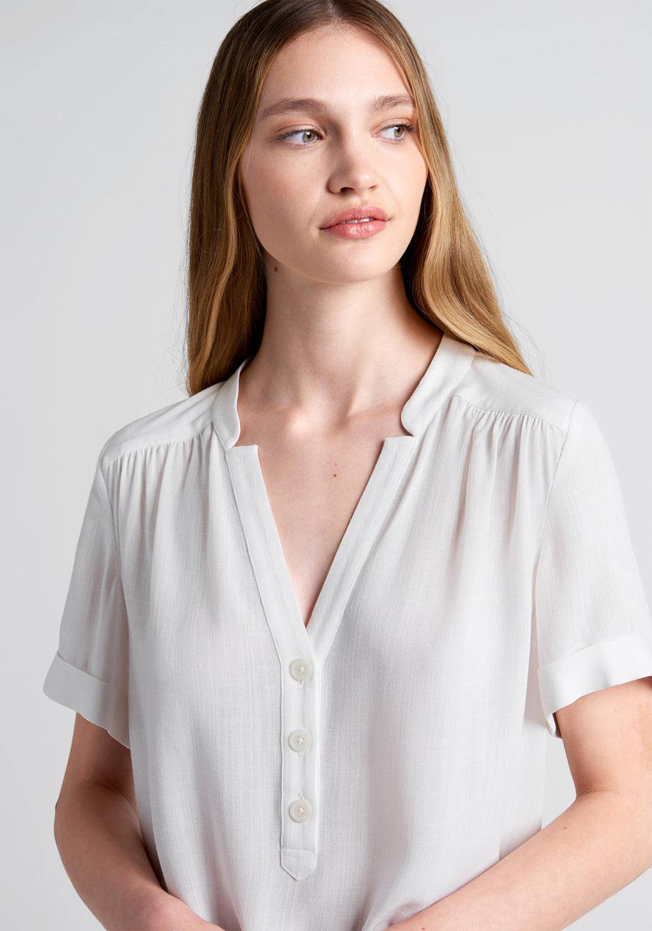 Must Be Kismet Women's Casual Tunic Top - Flowy Boho Blouse for Spring & Summer - Perfect for Beach, Vacation and Everyday Wear