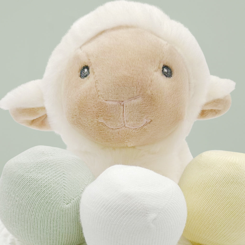 Little Lamb Diaper Cake - Adorable Baby Shower Gift for Boys & Girls | Perfect Gender Neutral Nursery Decor & Newborn Gift Idea