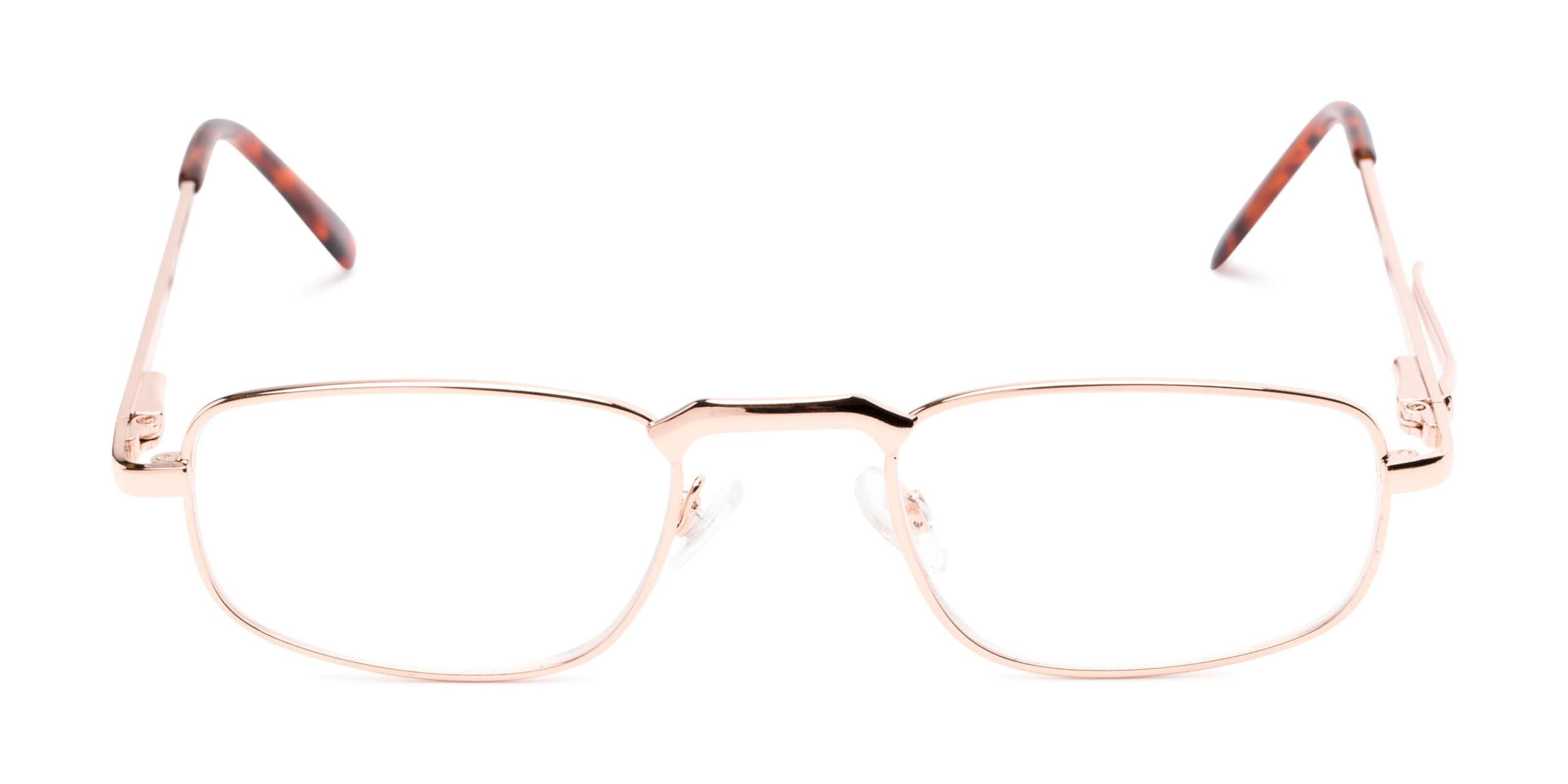 Readers.com Reading Glasses - Anderson Metal Rectangle Style Eyewear for Men & Women | Perfect for Reading, Computer Work & Daily Use