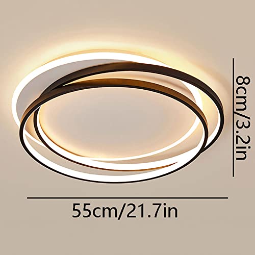 Modern LED Ceiling Lights - Slim Aluminum Recessed Lighting Fixture for Bedroom, Living Room & Home Decor - Energy Efficient Dimmable Downlight for Ambient Lighting