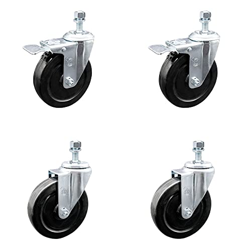 4 Swivel w/2 Total Lock Brakes
