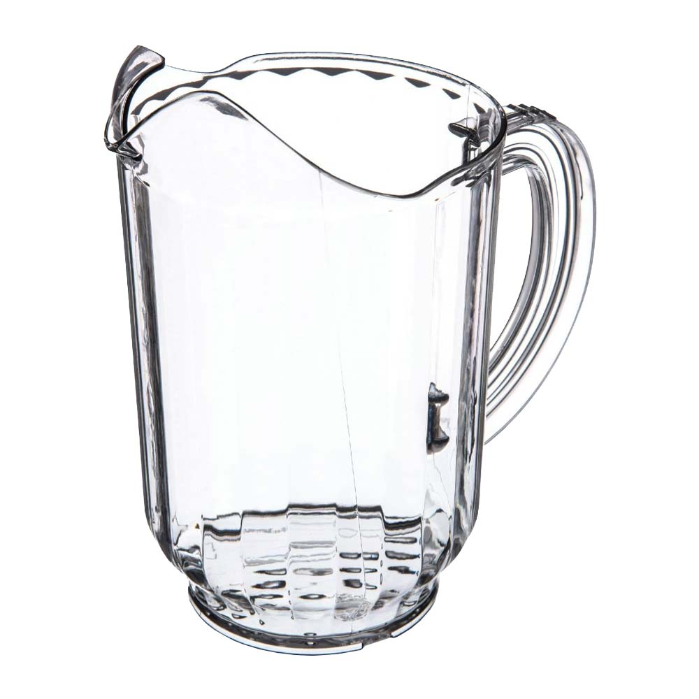 Carlisle 554007 VersaPour Clear 60 oz Pitcher - Durable BPA-Free Plastic Pitcher for Iced Tea, Lemonade, Juice & Water - Perfect for Restaurants, Cafes & Home Use