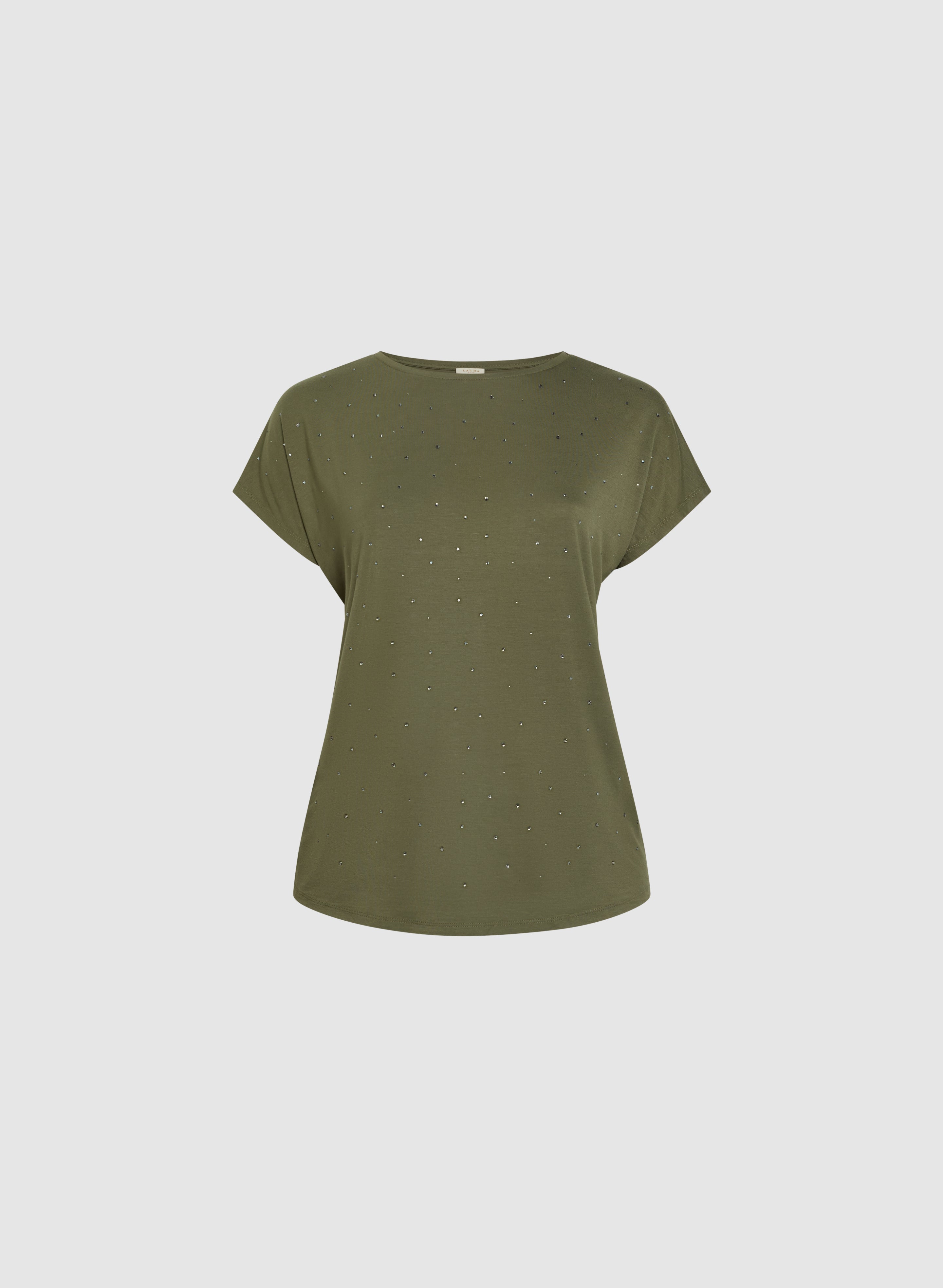 Stylish Bead Embellished T-Shirt for Women | Fashionable Casual Top | Perfect for Parties, Dates & Everyday Wear