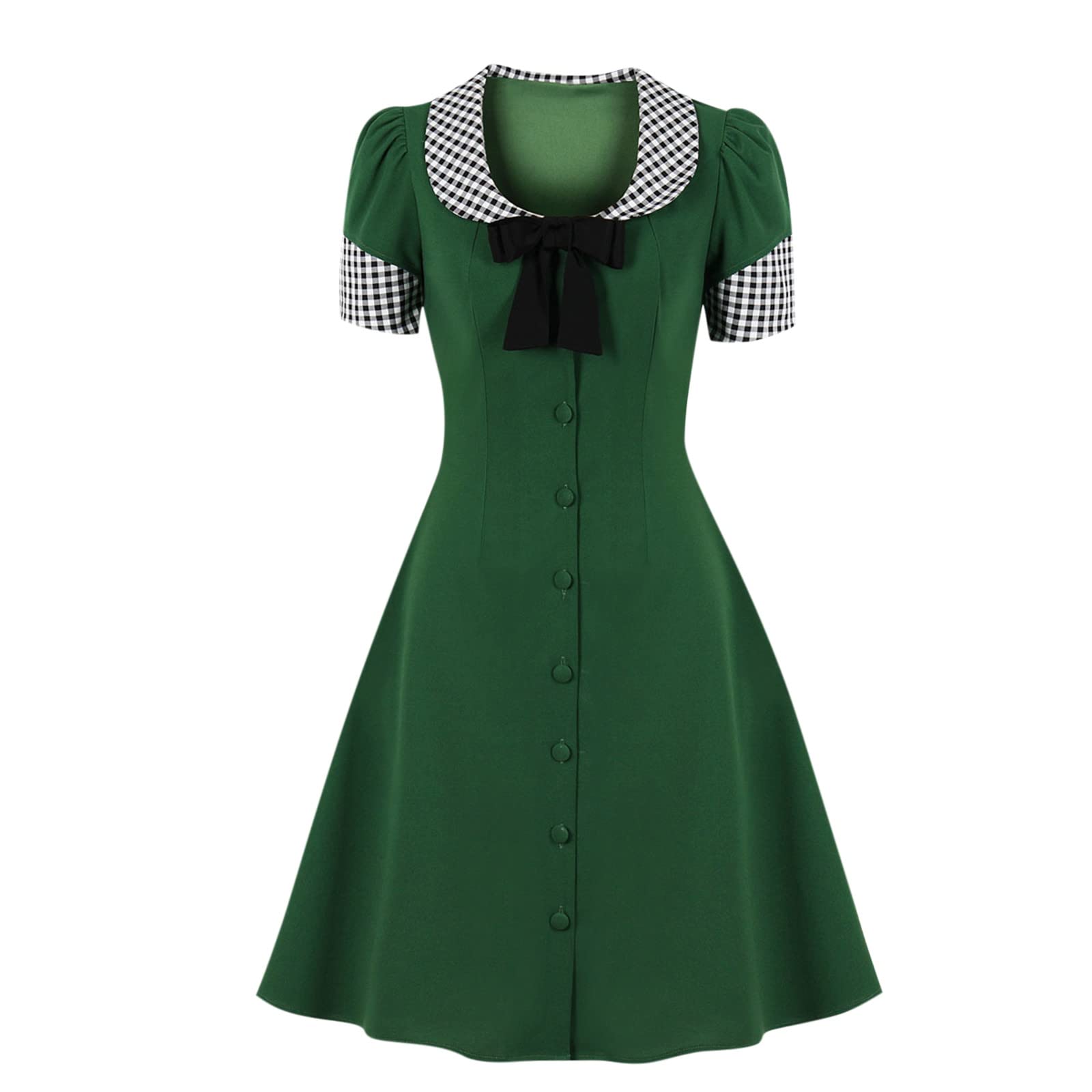 2023 Summer Dresses for Women - Short Sleeve Round Neck Casual Elegant Flowy Dress | Perfect for Beach Vacations, Date Nights & Summer Parties