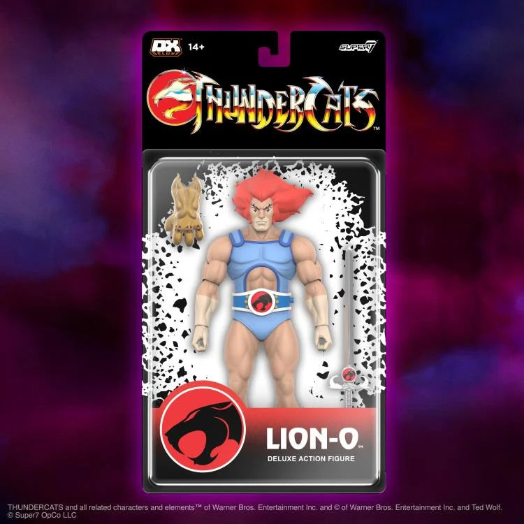 ThunderCats Deluxe Lion-O Action Figure - 12-Inch Collectible Toy with Sword & Accessories - Perfect for Display, Gifts, and Fans of 80s Cartoons