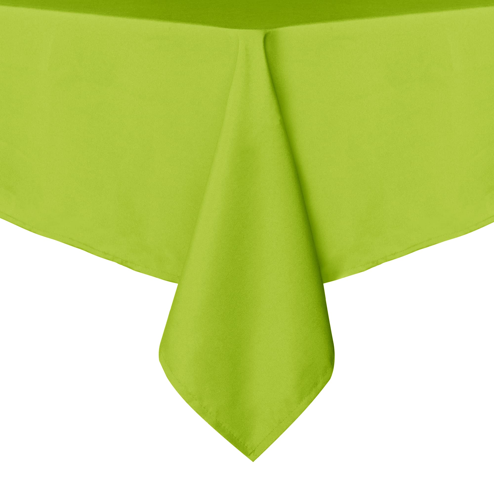 Sancua 70 x 108 Inch Rectangle Tablecloth - Stain & Wrinkle Resistant Washable Polyester Table Cover for Dining Table, Buffet, Party & Camping - Apple Green | Perfect for Indoor Dining, Outdoor Picnics & Holiday Decorations