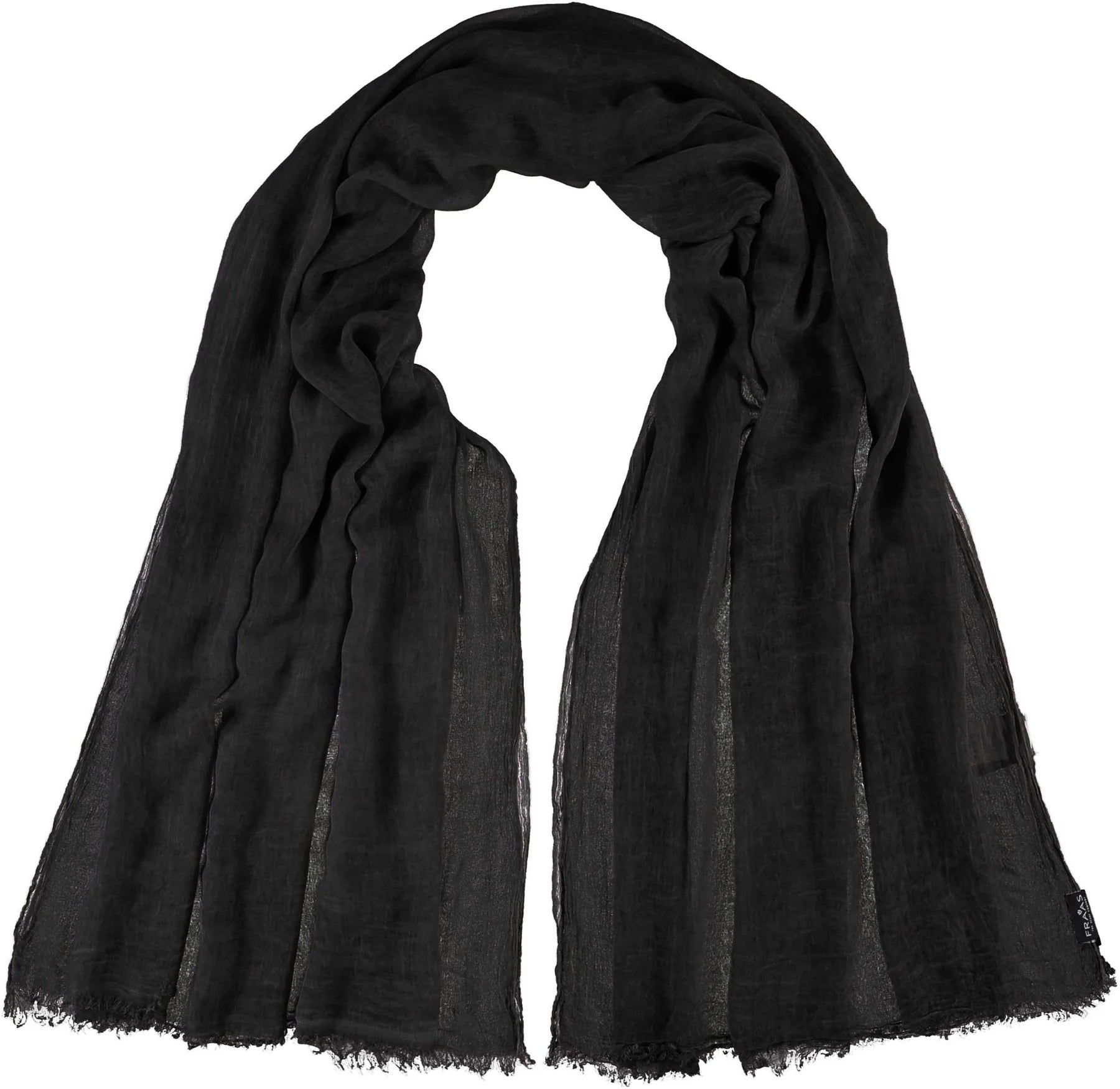 FRAAS Essential Lightweight Solid Color Viscose Wrap Scarf - Soft & Breathable Shawl for Women - Perfect for Travel, Office, and Evening Outfits