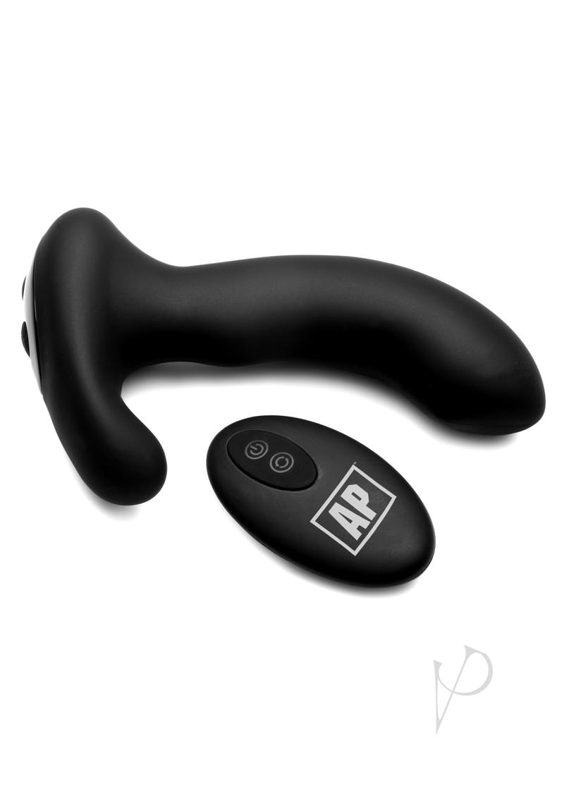 Premium Alpha Pro P Massage Prostate Stimulator with Stroking Bead Tip & Wireless Remote Control - Black | G-Spot & Prostate Stimulation for Men | Perfect for Solo Play & Couples Intimacy