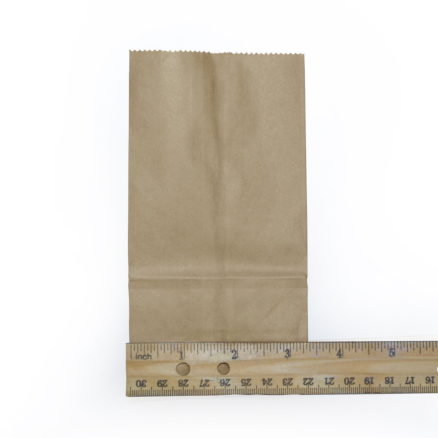 QQ Extra Small Brown Kraft Paper Bags 3x2x6 Inches - 100 Pack | Eco-Friendly Party Favors, Wedding Favor Bags, Lunch Bags & Grocery Bags | Perfect for Gifts, Snacks & Small Items Storage