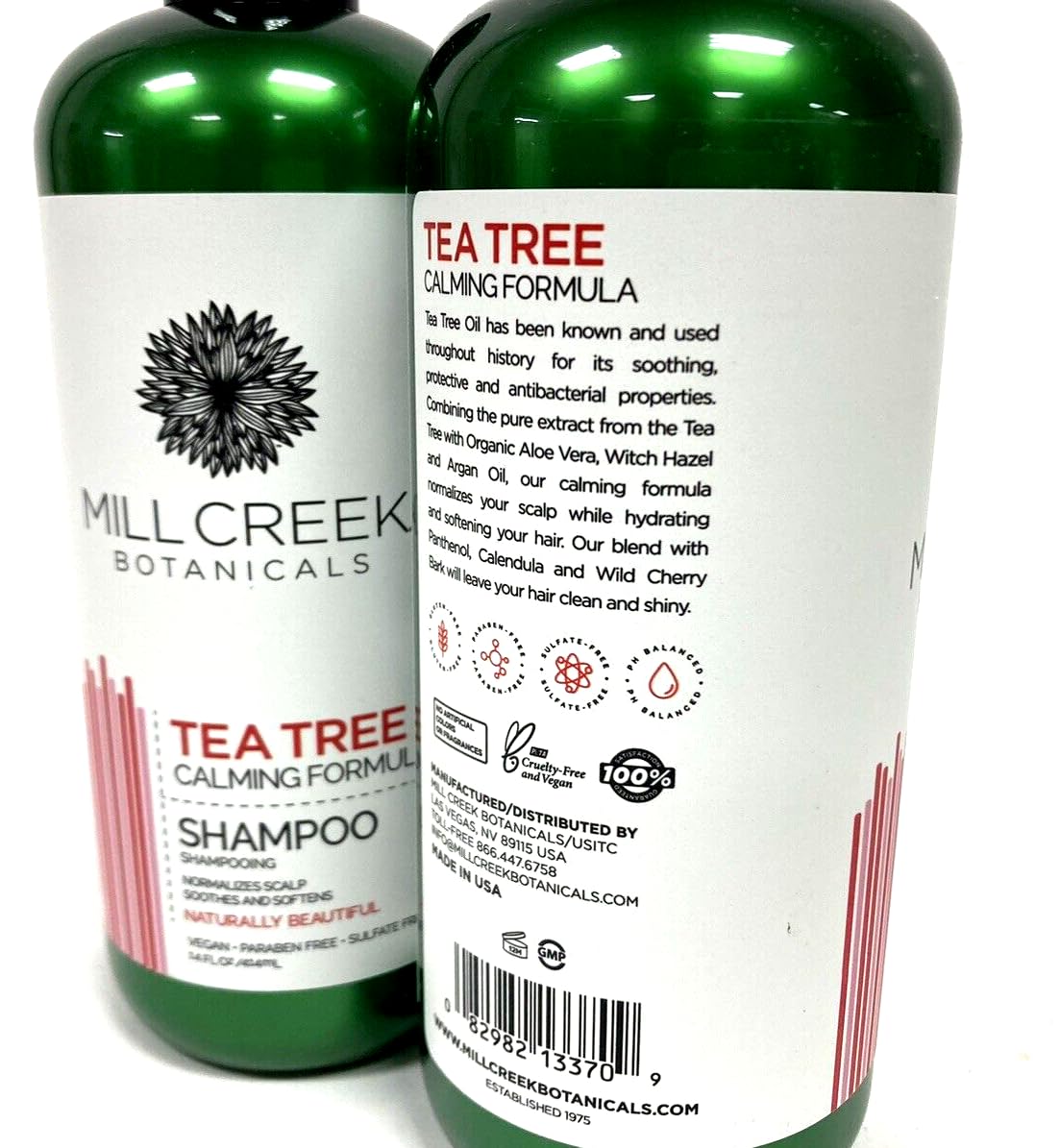 Tea Tree Shampoo for Men & Women - Natural Scalp Care & Dandruff Treatment - Refreshing Hair Cleanser for Daily Use at Home or Gym