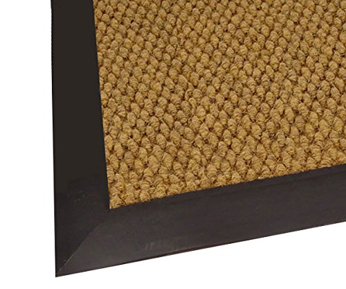 Premium American Floor Mats - Super Berber High Traffic Blackout 3' x 8' with Ultra-Grip Backing - Durable Entrance Mat for Home, Office & Commercial Use - Perfect for Mudrooms, Entryways & High Foot Traffic Areas