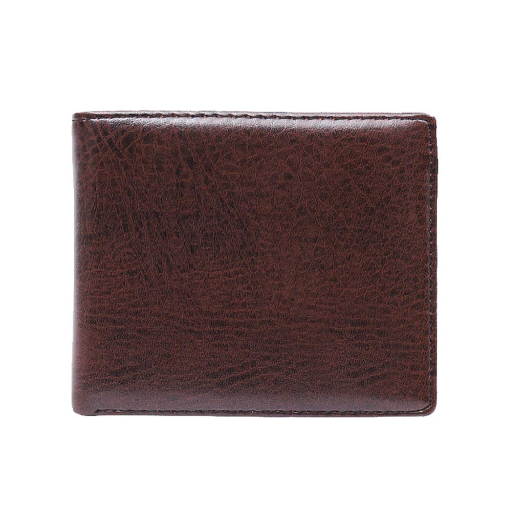 Vintage Men's Leather Bifold Wallet - Slim Business Credit Card Holder & ID Organizer with RFID Protection - Perfect Gift for Father, Husband, Boyfriend (Office, Travel, Everyday Use)