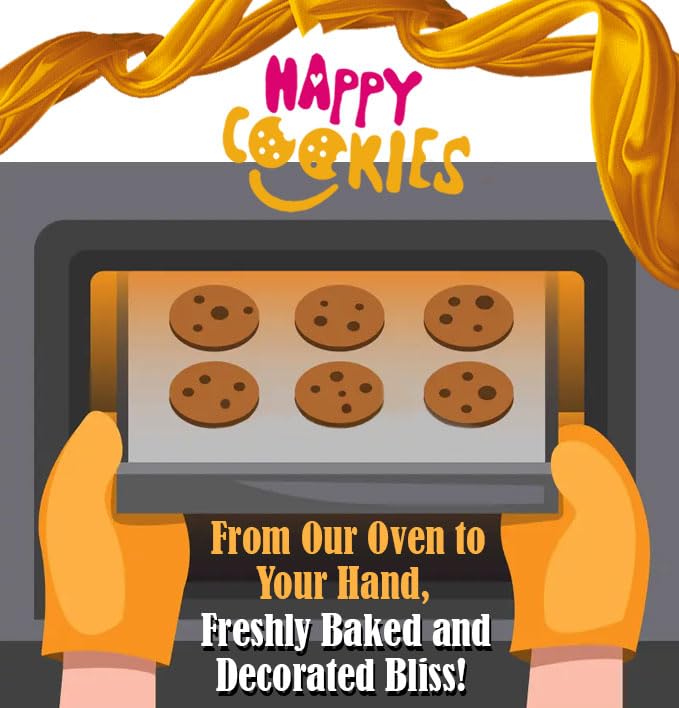 Handmade Thank You Sugar Cookies - Decorated Gift Box for Holidays, Parties & Appreciation Gifts | Perfect for Birthdays, Weddings & Corporate Events