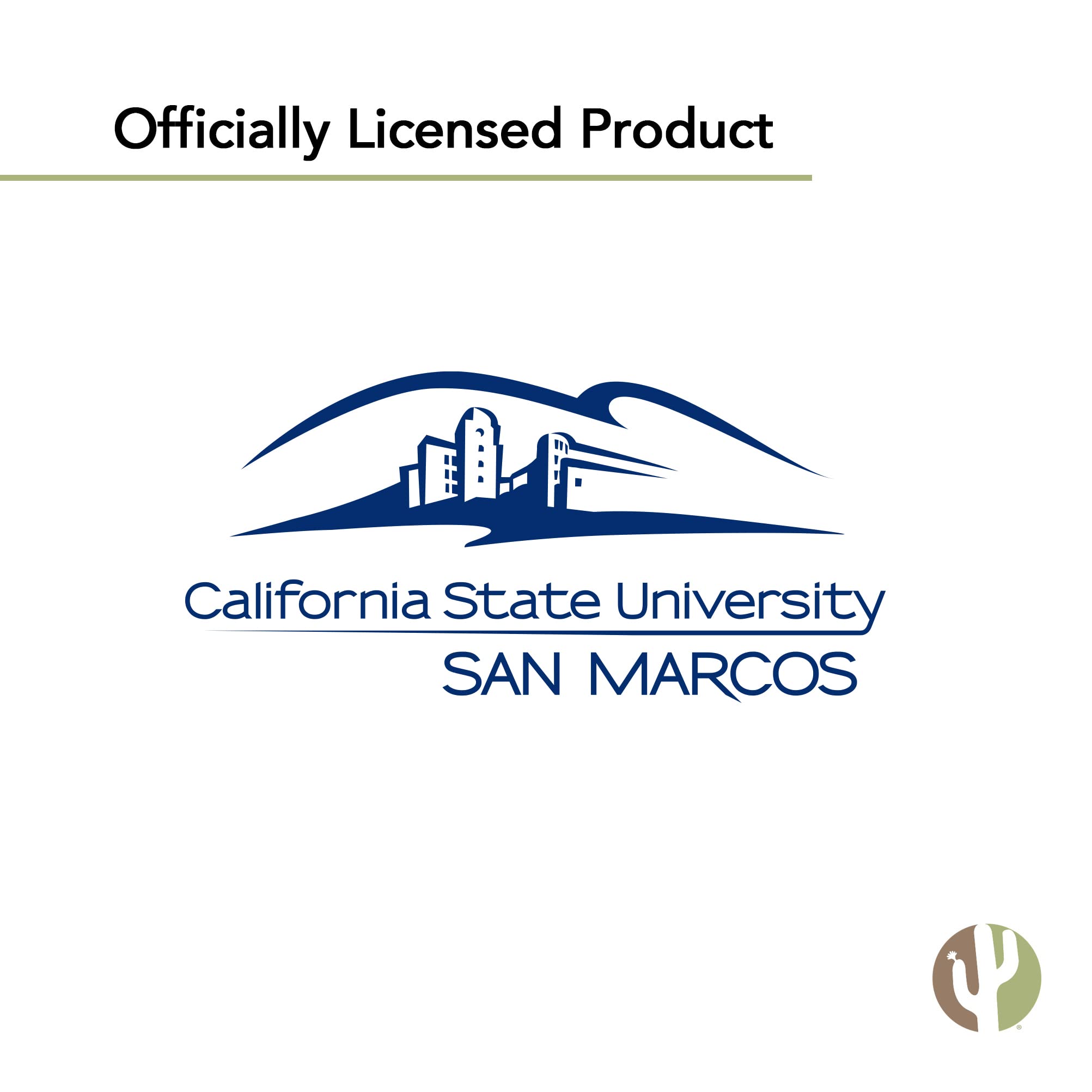 Desert Cactus CSUSM Sticker - California State San Marcos University Vinyl Decal for Laptop, Water Bottle, Car & Scrapbook | Perfect for College Students, Alumni Gifts & School Spirit Accessories (IND 00018)