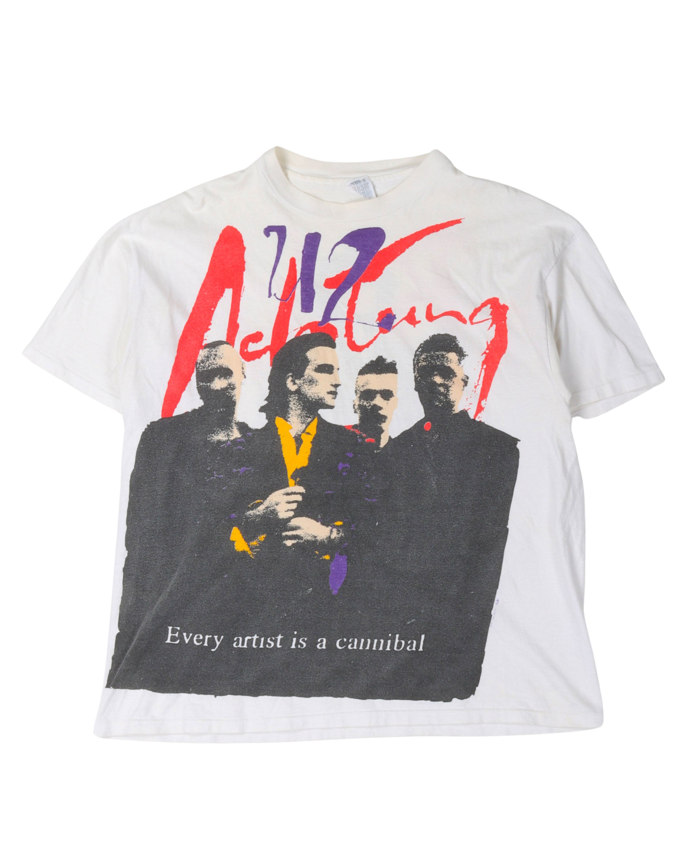Vintage 1991 U2 Achtung Baby Band T-Shirt - Official Licensed Merchandise for Music Fans & Concert Goers | Perfect for Concerts, Gifts & 90s Retro Fashion
