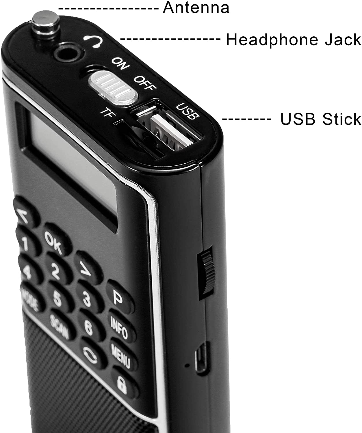 Raddy RD23 Portable DAB Radio with Bluetooth Connectivity | Battery-Powered Digital Radio for Home, Office, Travel & Outdoor Adventures