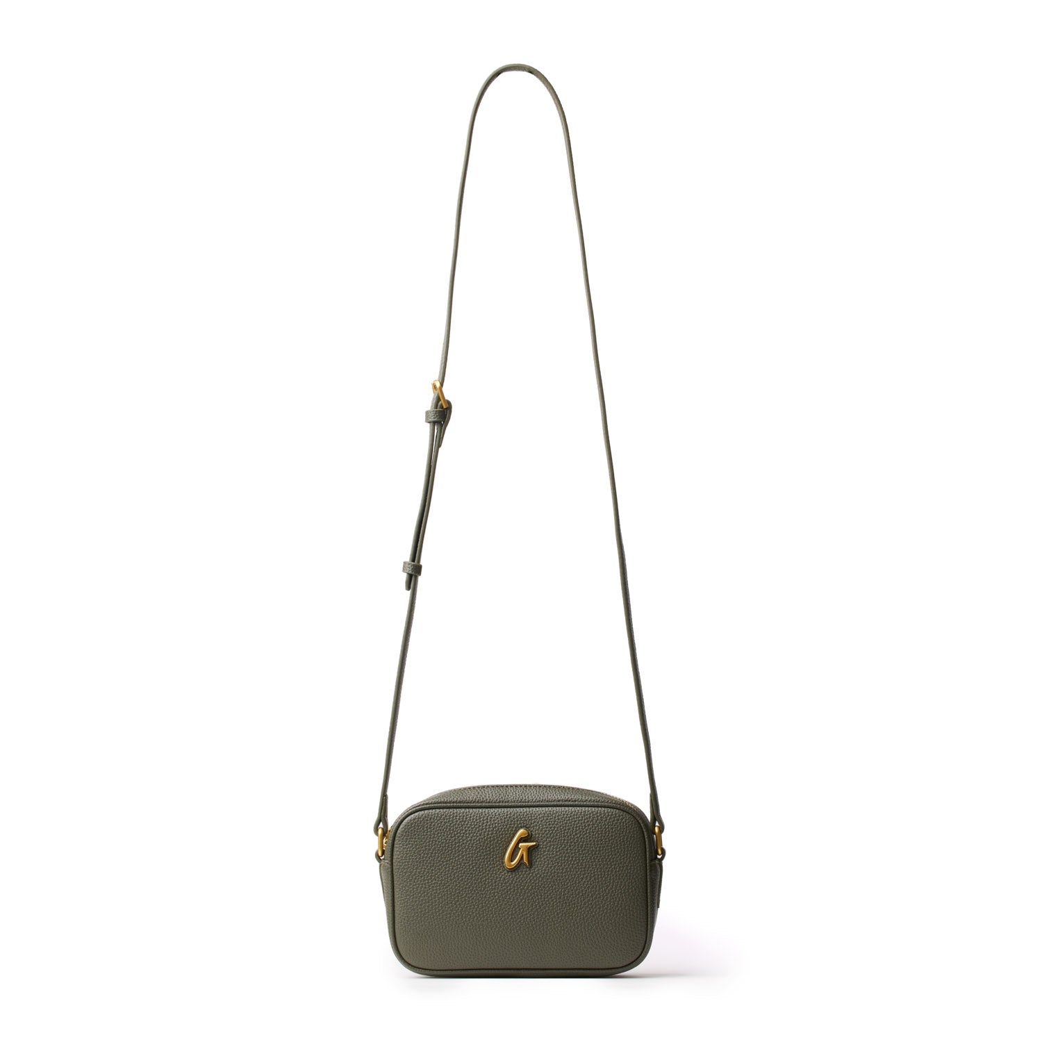 Mini Pebble Camera Bag - Olive Green Crossbody Bag for Women, Compact & Stylish DSLR/SLR Camera Case - Perfect for Travel, Photography & Everyday Use
