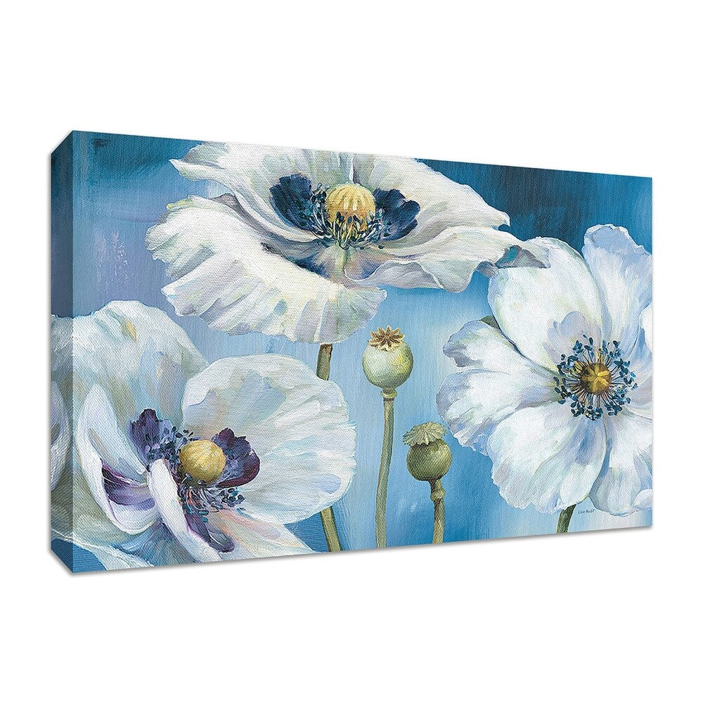Blue Dance I by Lisa Audit - Premium Fine Art Giclee Print on Gallery Wrapped Canvas - Perfect for Living Room, Bedroom & Office Wall Decor