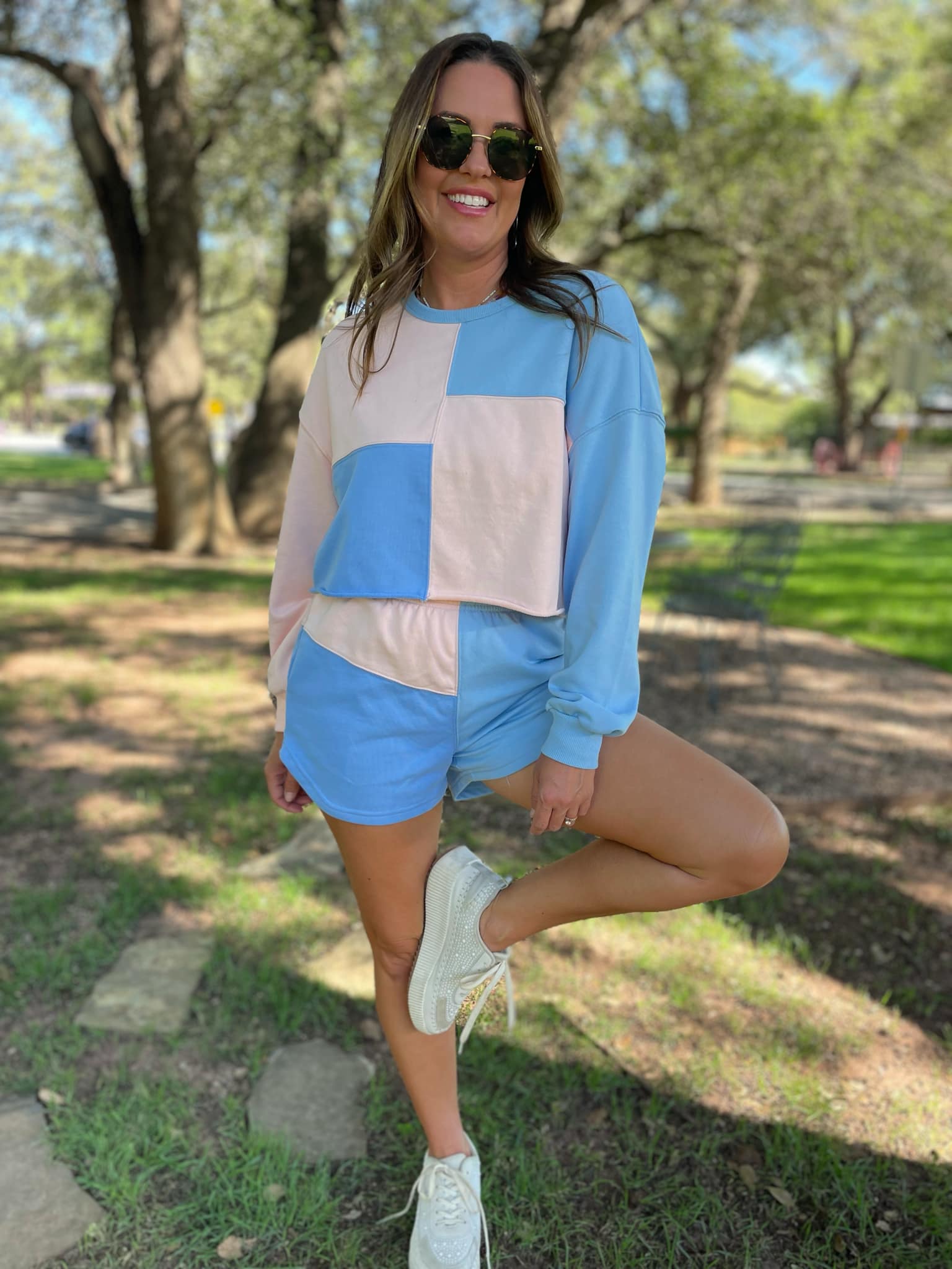 PREORDER: Stylish Colorblock Sweater & Pants Set in 2 Colors - Perfect for Fall/Winter Outfits & Cozy Loungewear