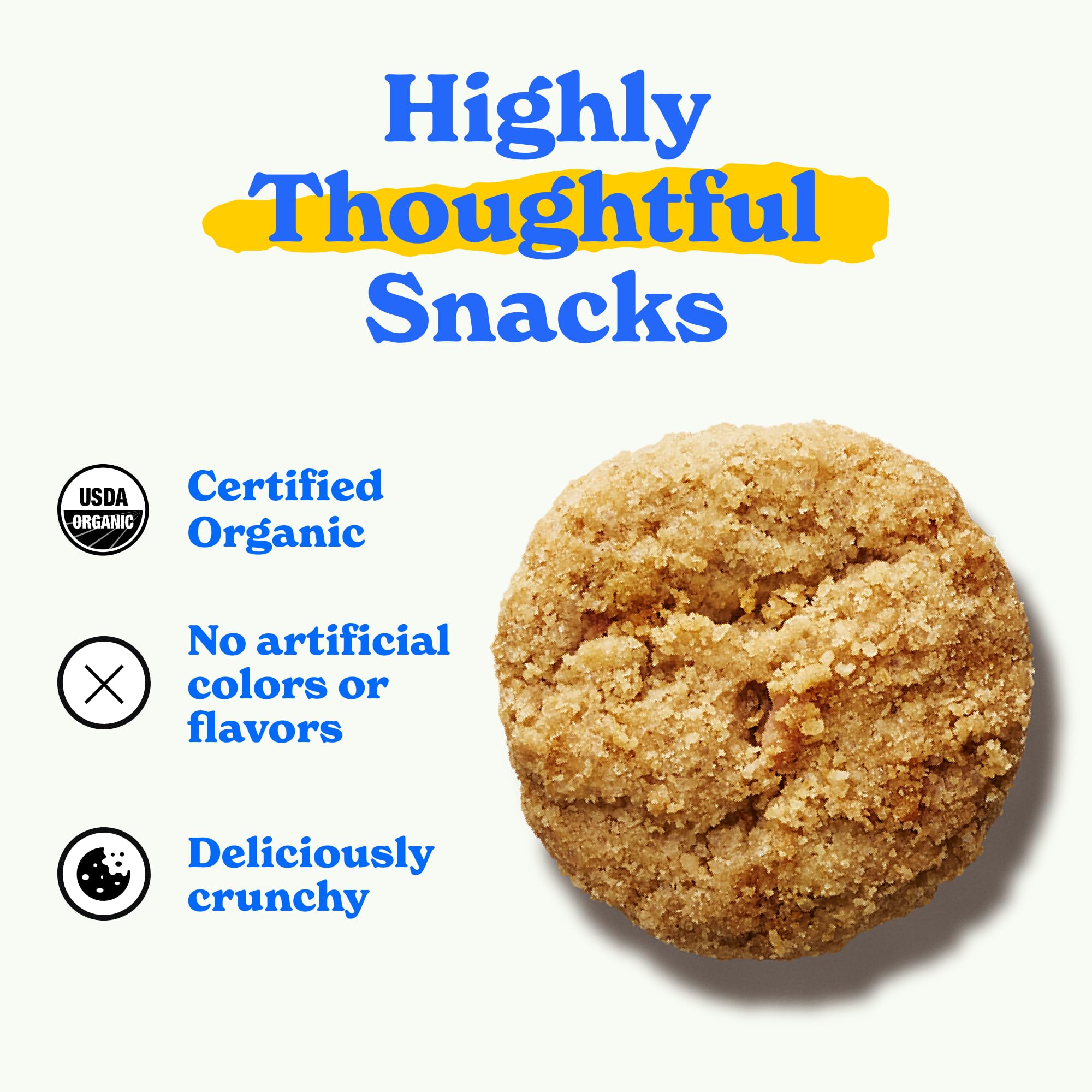 Organic Gluten-Free MadeGood Salted Caramel Crunchy Cookies - 6 Pack (7oz Each Box) | Healthy School Snacks, Vegan Treats & On-the-Go Breakfast Options