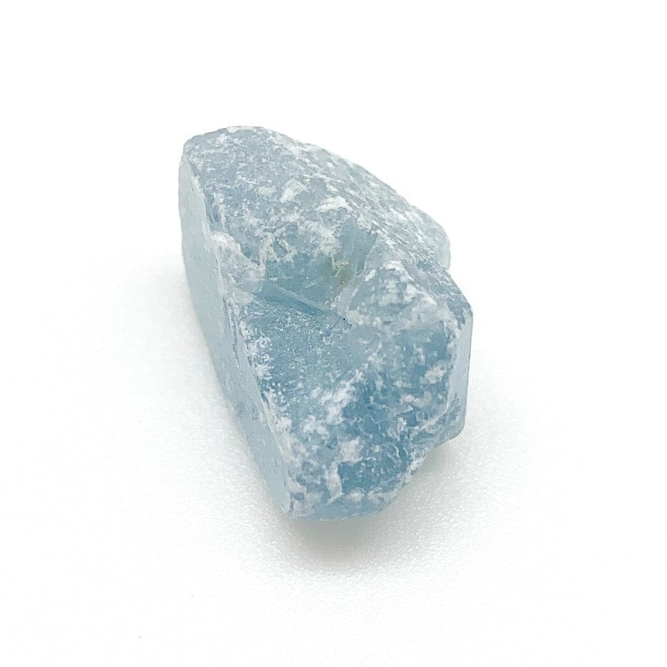 Natural Celestite (Celestine) Rough Pocket Stone - Healing Crystal for Meditation, Stress Relief & Positive Energy - Perfect for Home, Office & Travel