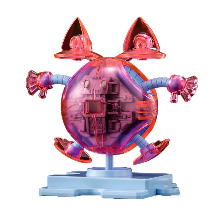 Bandai Gundam Haropla Haro Ball Momoharo Clear Color Pink Limited Edition Plastic Model Kit - Perfect for Gundam Collectors & Anime Fans Display
