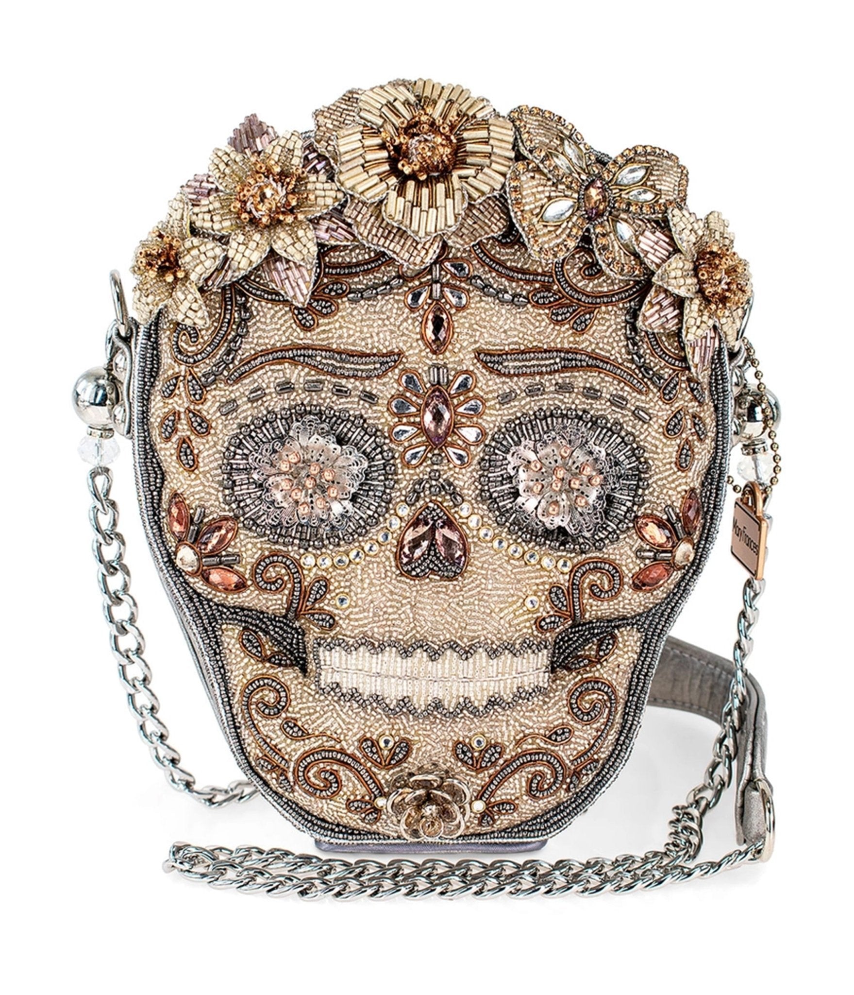 Mary Frances Shining Skull Crossbody Handbag - Gothic Fashion Accessory for Women | Perfect for Halloween, Parties & Everyday Use