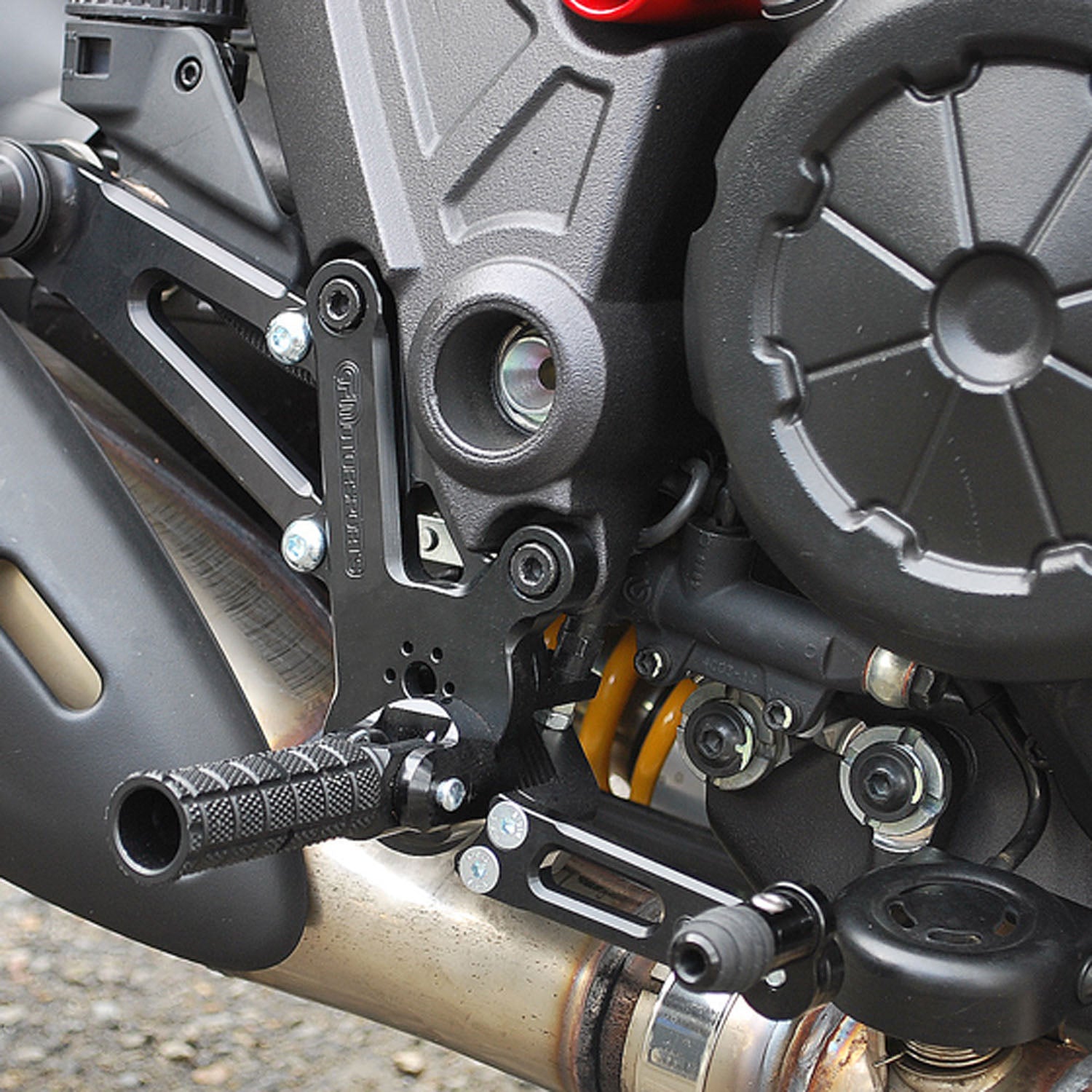 Ducati Diavel STD Shift Complete Rearset 05 0670B - High-Performance Motorcycle Rearset for Ducati Diavel - Perfect for Racing, Track Days & Custom Builds