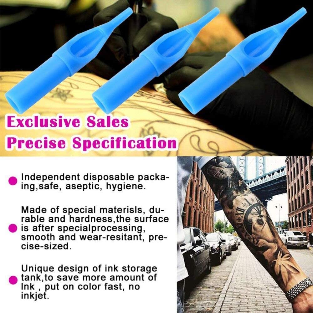 Ubersweet® 50Pcs 9Rt Round Tattoo Needles - Sterilized Disposable Nozzle Tips for Professional Body Art & Tattoo Supplies - Perfect for Tattoo Artists, Shading, Coloring and Lining Work