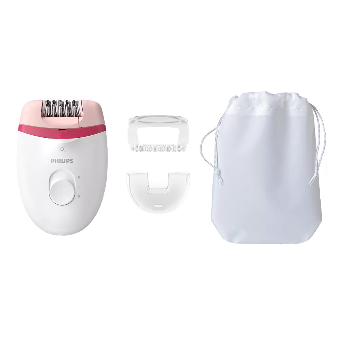 BRE255 Corded Compact Epilator for Women - Painless Hair Removal for Legs, Underarms & Bikini Line - At-Home Smooth Skin Solution
