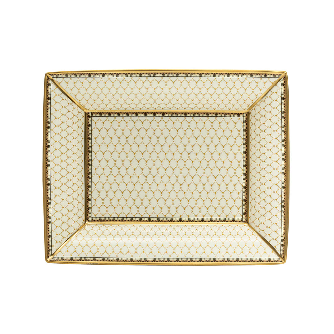 Antler Trellis Trinket Tray - Ivory Jewelry Dish for Rings, Earrings & Keys | Elegant Home Decor for Vanity, Dresser or Entryway