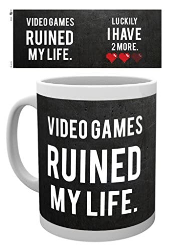 GB Eye Gaming 'Ruined My Life' Funny Novelty Coffee Mug - Perfect Gift for Gamers & Office Humor - Great for Coffee, Tea & Work Breaks
