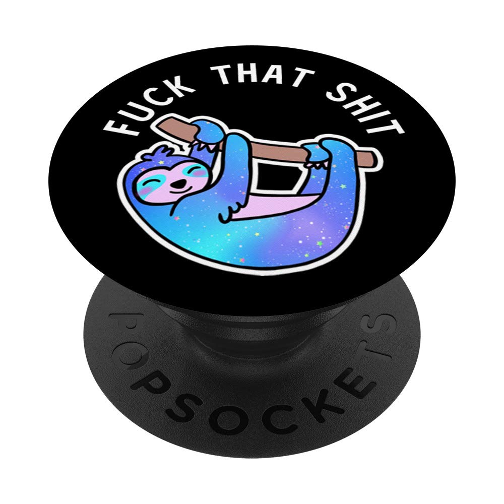 Pastel Goth Sloth Space Galaxy Kawaii PopSockets - Phone Grip & Stand for iPhone, Samsung, Tablets - Cute Accessory for Teens, Gaming, School & Work