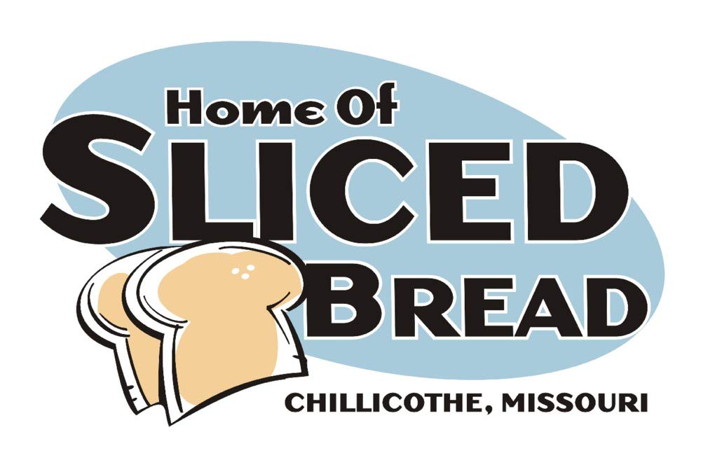 Chillicothe Missouri Home of Sliced Bread - 24x36 Giclee Art Print | Vivid Textured Wall Decor for Living Room, Office & Kitchen | Historic Missouri Landmark Artwork