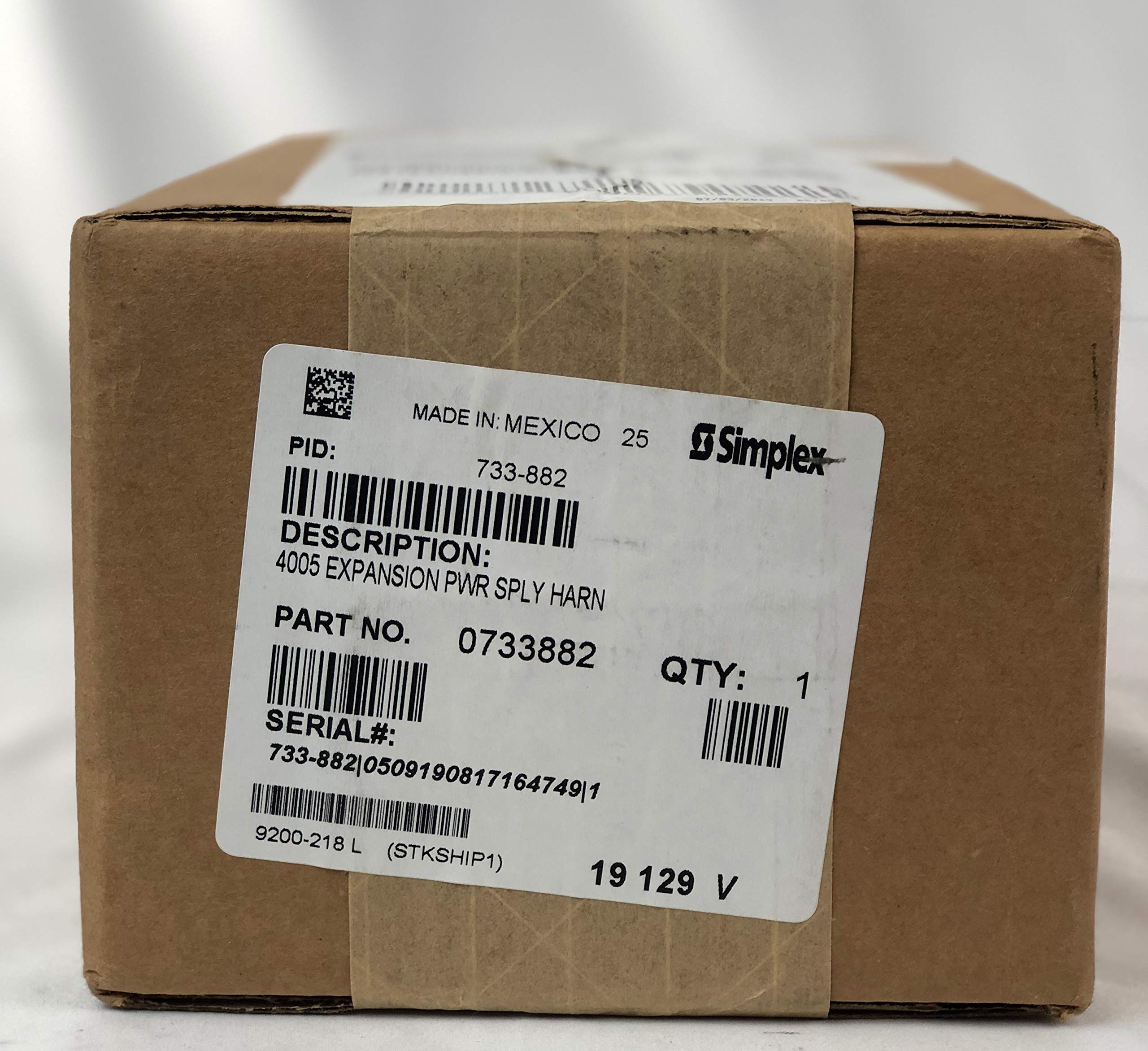 Simplex 733-882 4005 8-Wire Cable Expansion Power Supply to P2 - Reliable Backup Power Solution for Fire Alarm Systems & Security Panels