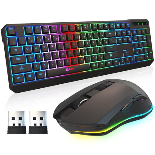Black - Wireless Keyboard + Mouse set