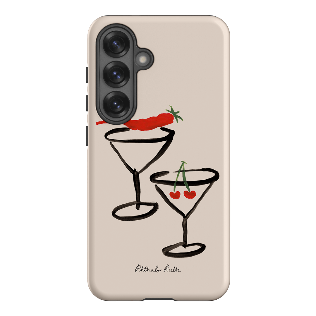 Premium Chili Cherry Pattern Shockproof Phone Case for iPhone & Samsung - Trendy Protective Cover for Everyday Use & Outdoor Adventures