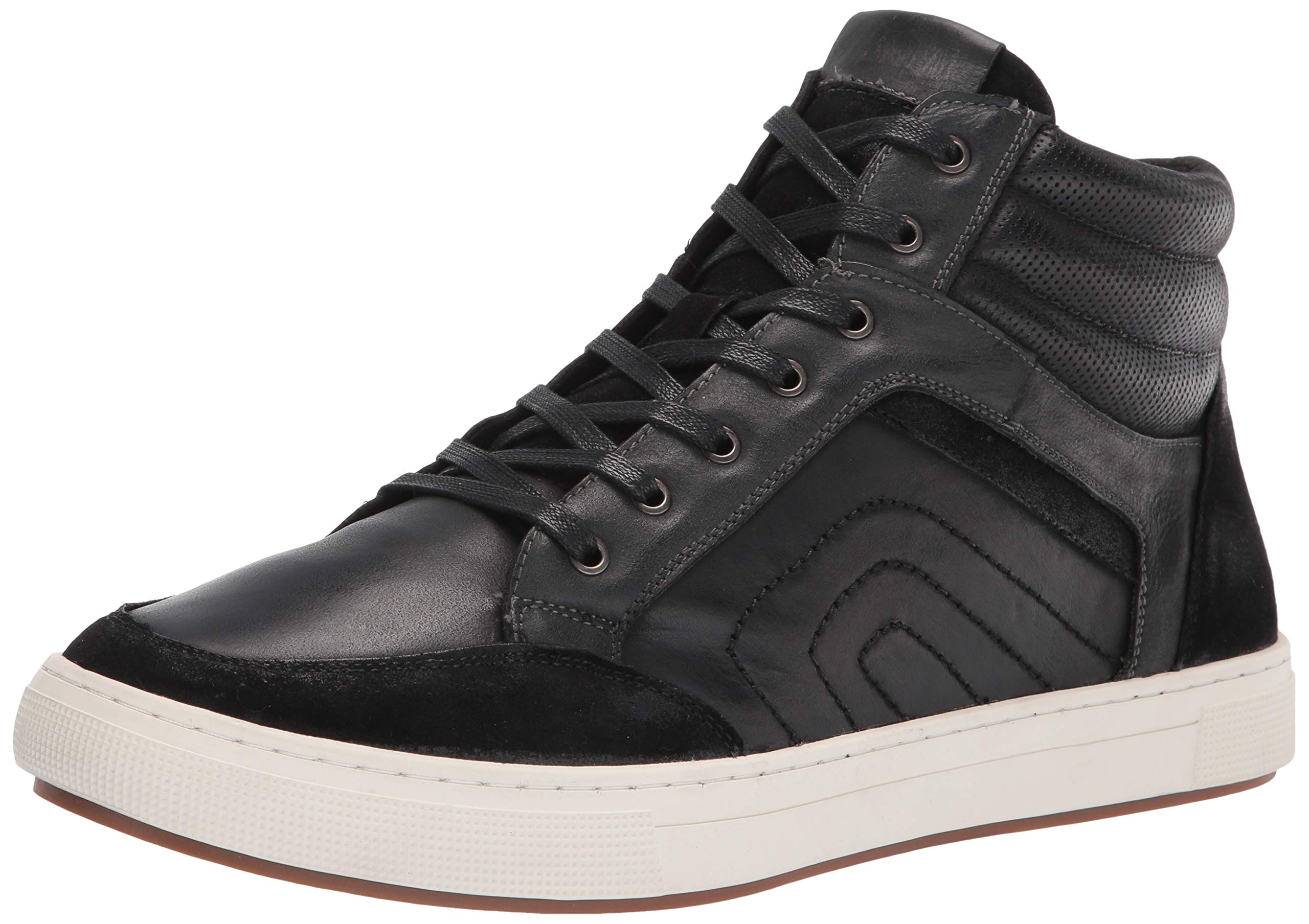 Propet Men's Kenton Mid-Cut Skate Shoes - Black Size 13 Medium US - Comfortable Sneakers for Skateboarding & Casual Wear