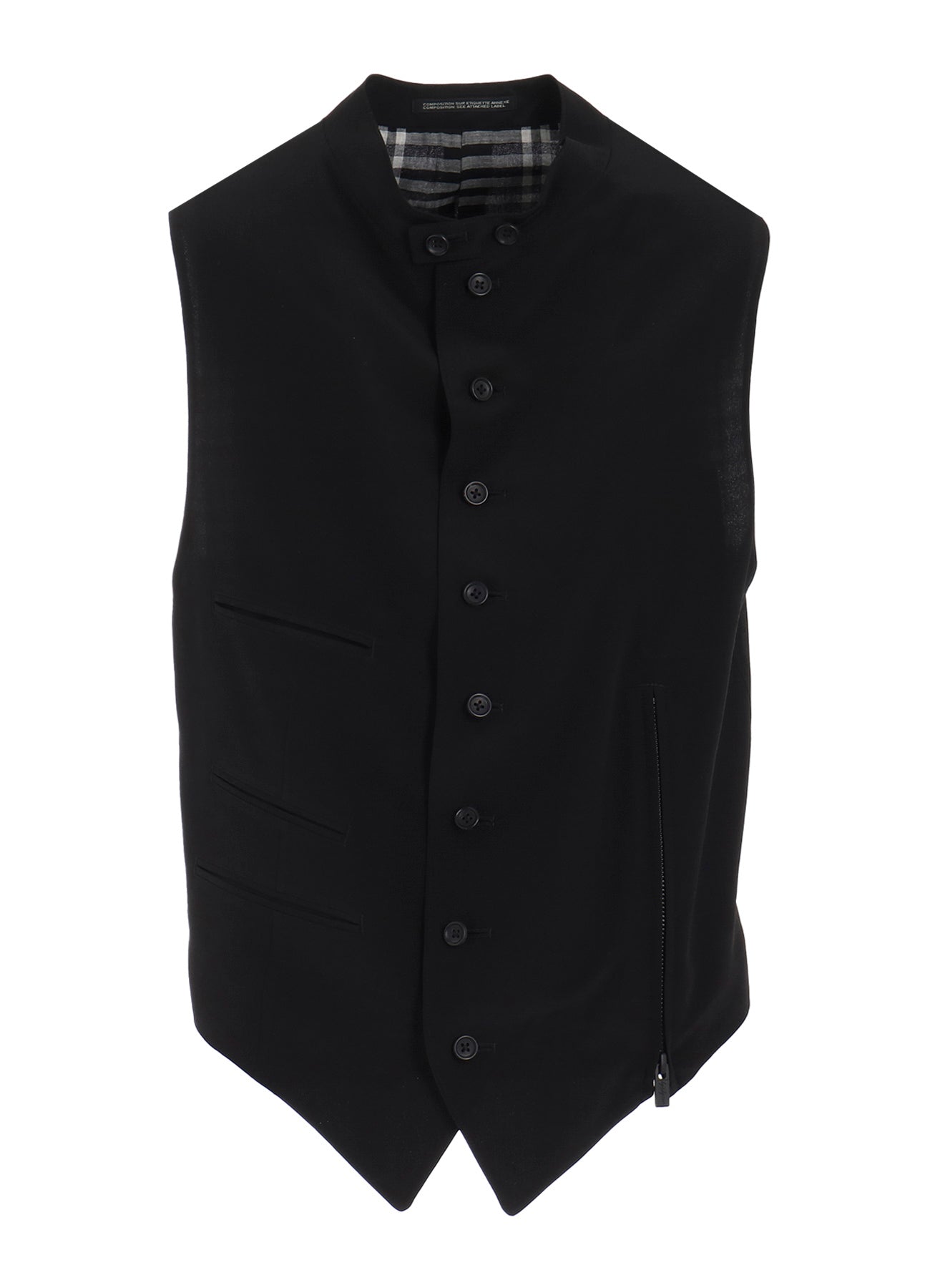 12M Silk Decine Left Zip Detail Vest - Elegant Baby Outerwear for Special Occasions & Photo Shoots