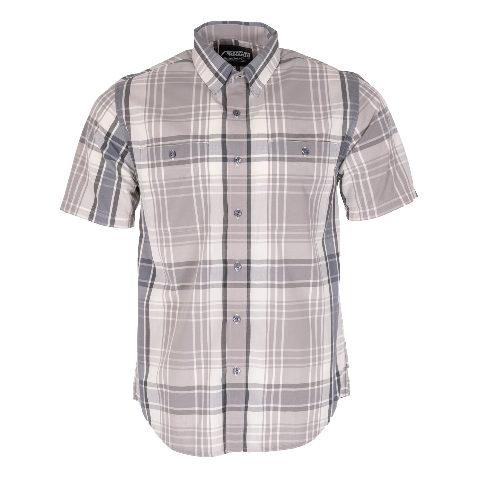 Denison Short Sleeve Shirt for Men - Casual Button Down Shirt with Comfort Fit - Perfect for Office, Travel & Summer Outfits