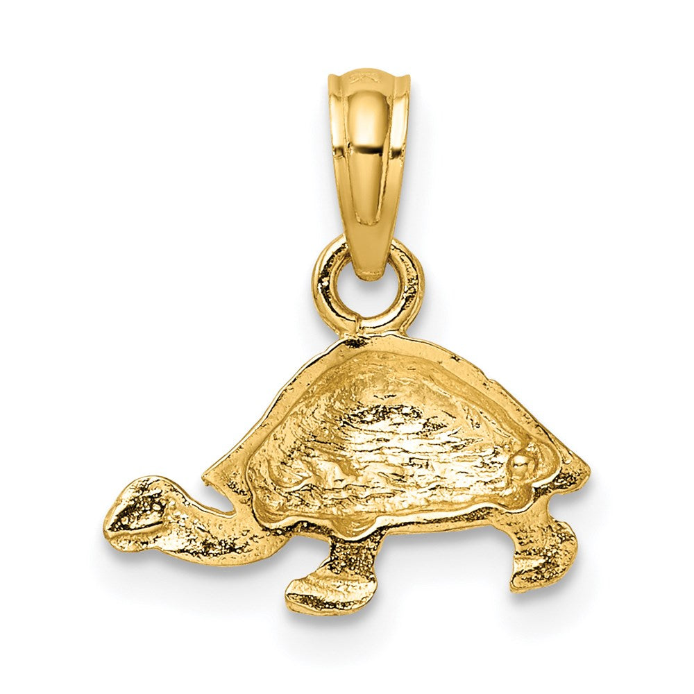Personalized Engravable Mini Gold Turtle Pendant Necklace - Perfect for Birthdays, Anniversaries & Gifts